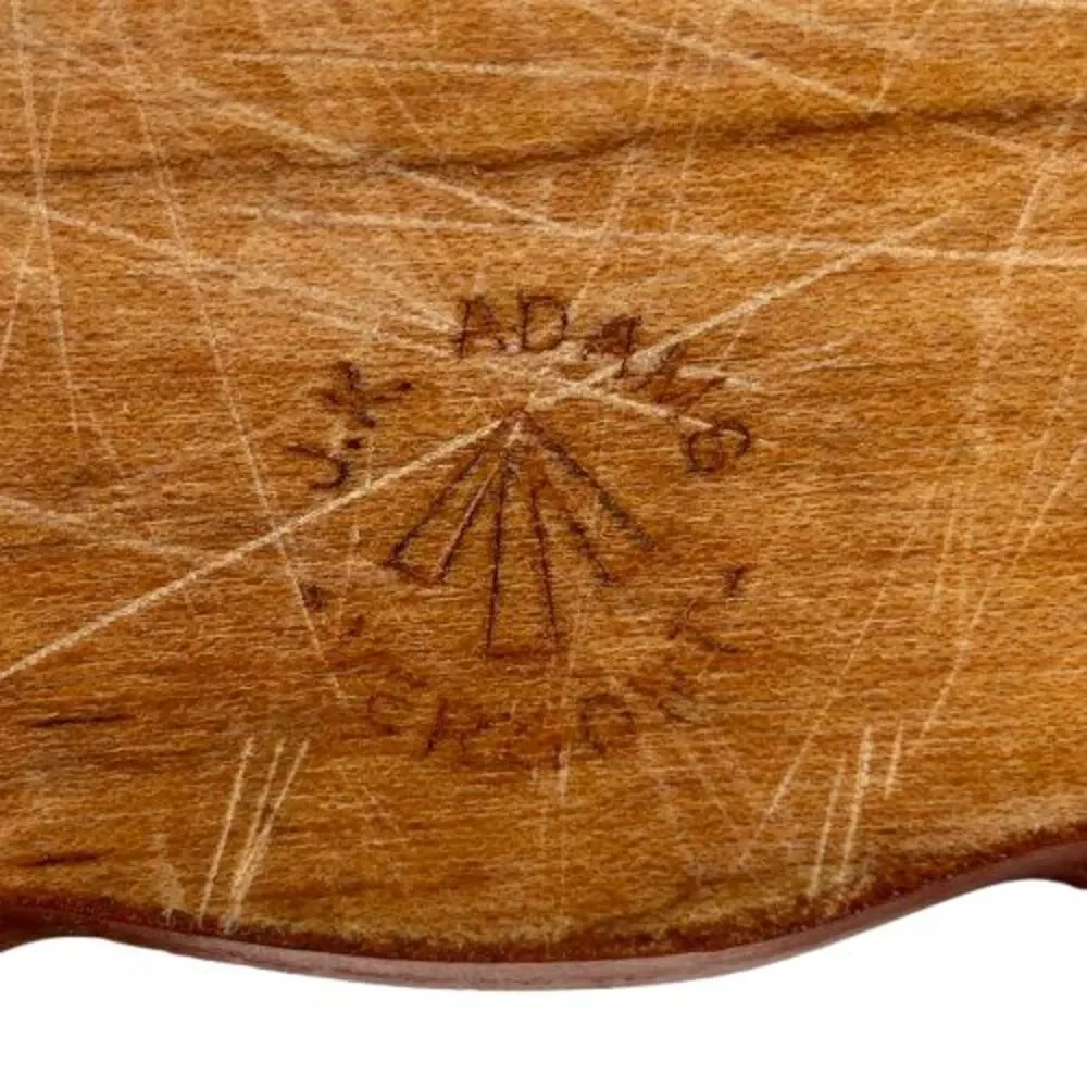 Antique Vintage Folk Art Wooden Pig Cutting Board Primitive Rustic Farm Kitchen